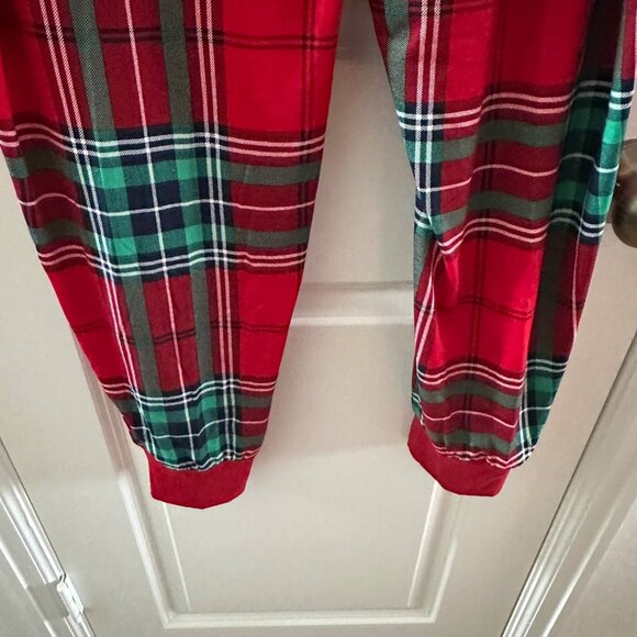 Joyspun Womens Holiday Plaid Pajama Set XL 16-18 Red & Green - Picture 7 of 9